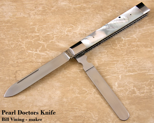 2 Blade Doctors knife with Pearl